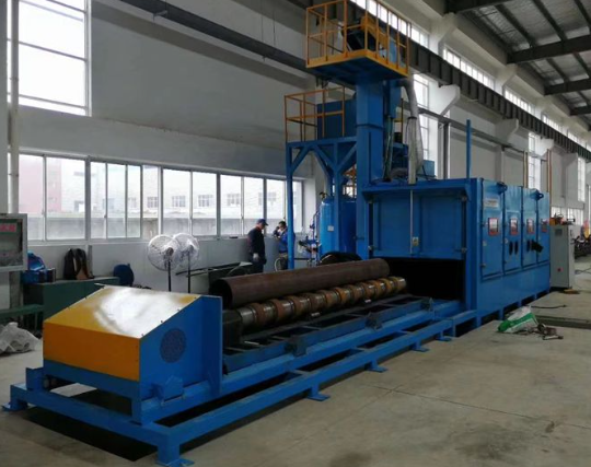 白山喷砂机在管道除锈中的现场施工应用