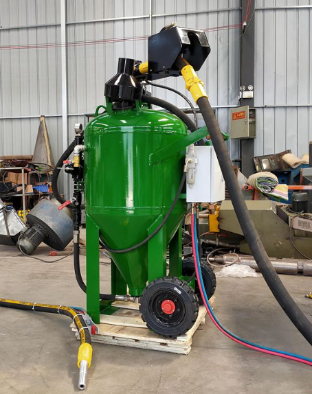 白山移动式喷砂机 户外施工效率翻倍