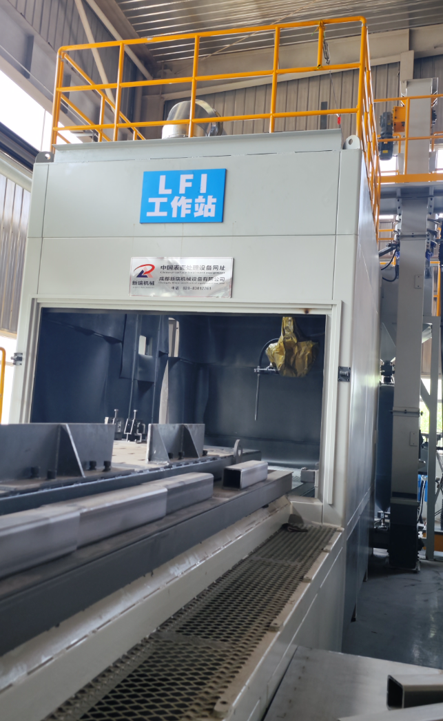 白山喷砂机自动化改造 提升生产线产能